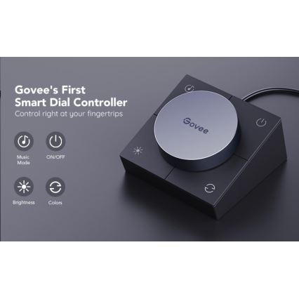 Govee - SÆT 2x Smart Gaming Wi-Fi LED RGBIC Paneler + Smart Dual sort + fjernbetjening