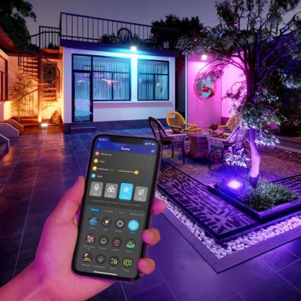 Govee - SÆT 4x Flood Lights udendørs SMART LED lamper Wi-Fi IP66