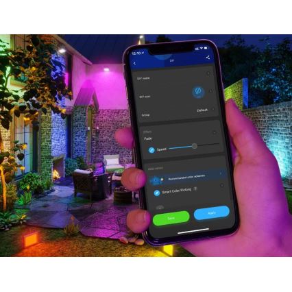 Govee - SÆT 4x Flood Lights udendørs SMART LED lamper Wi-Fi IP66