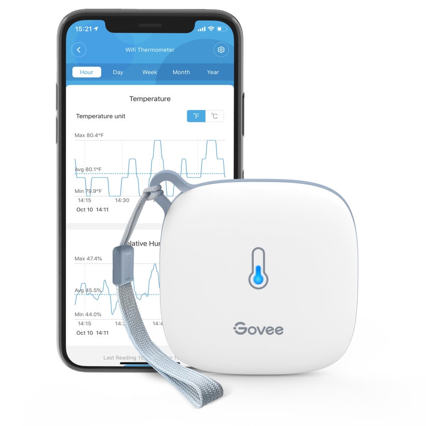 Govee - Termometer og hygrometer 3xAAA Wi-Fi