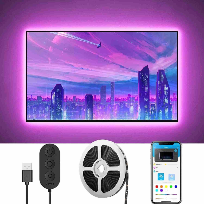 Govee - TV 46-60" SMART LED- baggrundslys RGB-farver