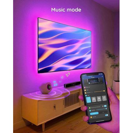 Govee - TV 46-60" SMART LED- baggrundslys RGB-farver