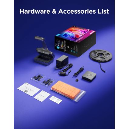 Govee - TV Backlight 3 Pro 55-65 SMART LED baggrundsbelysning RGBIC Wi-Fi