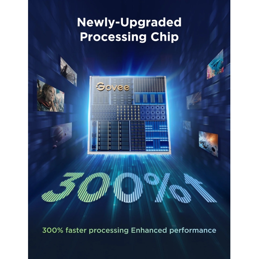 Govee - TV Backlight 3 Pro 75-85 SMART LED-baggrundsbelysning RGBIC Wi-Fi