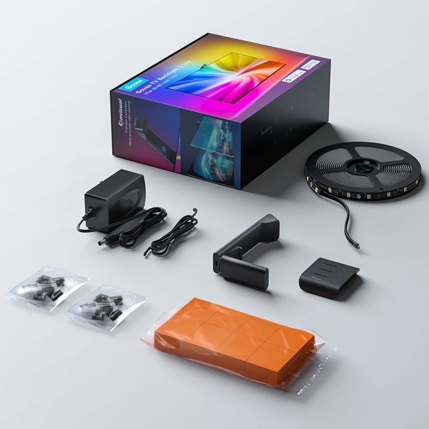 Govee - TV baggrundslys 3 Lite TV 40-50" SMART LED baggrundslys RGBICW Wi-Fi IP67 + fjernbetjening