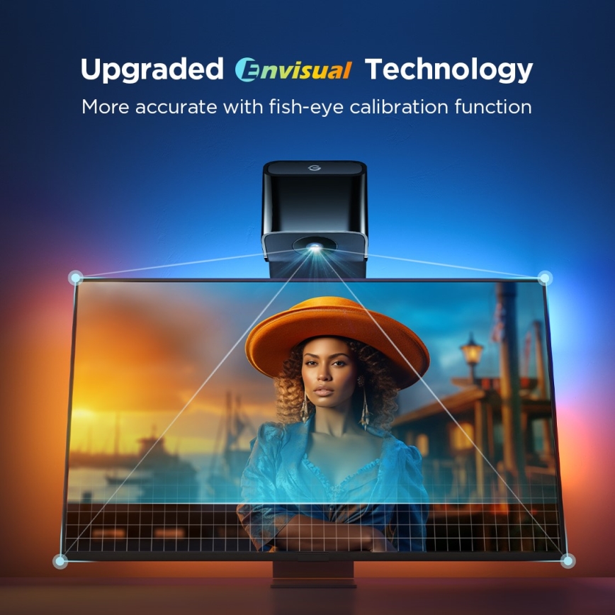 Govee - TV baggrundslys 3 Lite TV 55-65" SMART LED baggrundslys RGBICW Wi-Fi IP67
