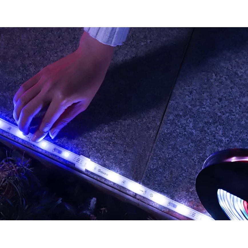 Govee - Udendørs Pro SMART RGBICWW udendørs LED strip 10 m 2700-6500K Wi-Fi IP65