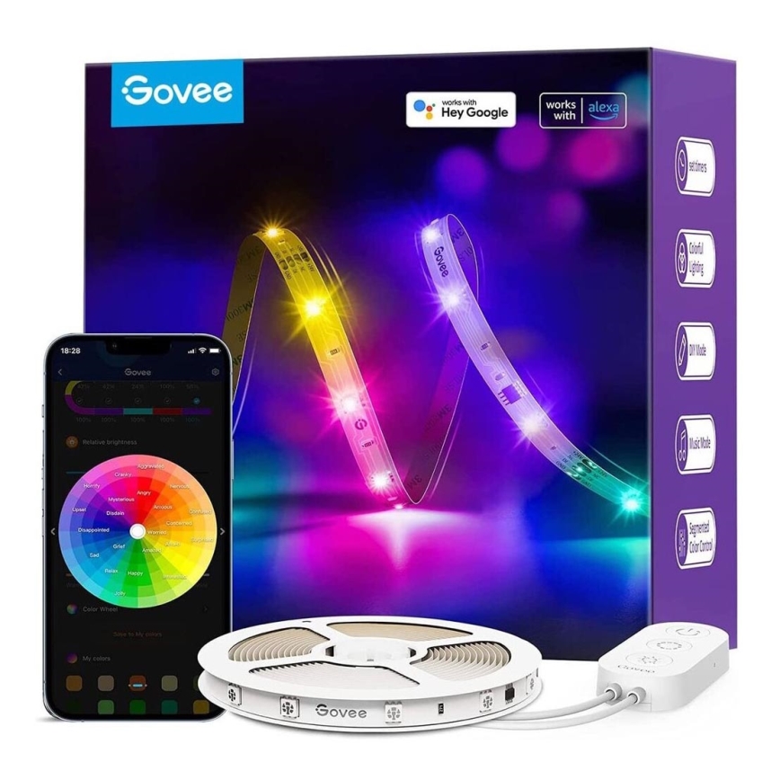 Govee - Wi-Fi RGBIC PRO Smart LED strip 10 m