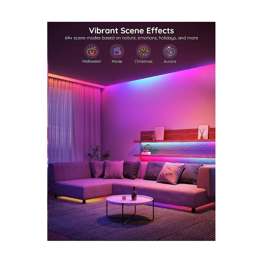 Govee - Wi-Fi RGBIC PRO Smart LED strip 10 m