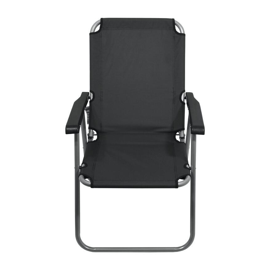 Grå foldbar campingstol