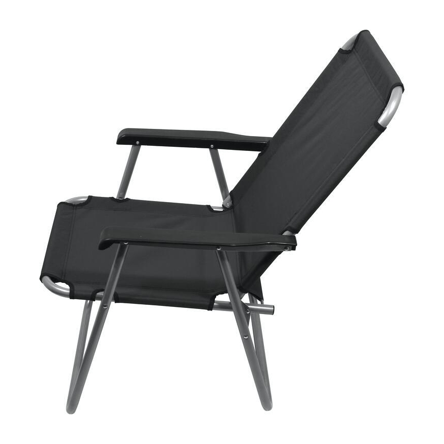Grå foldbar campingstol