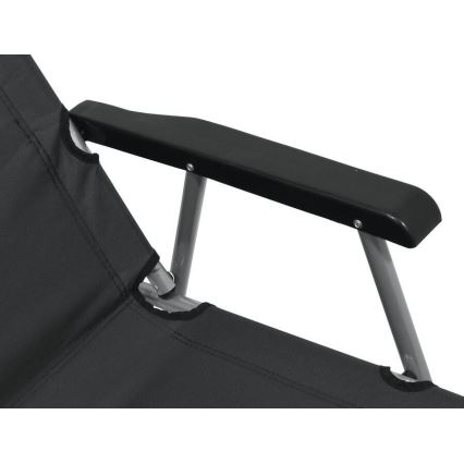 Grå foldbar campingstol