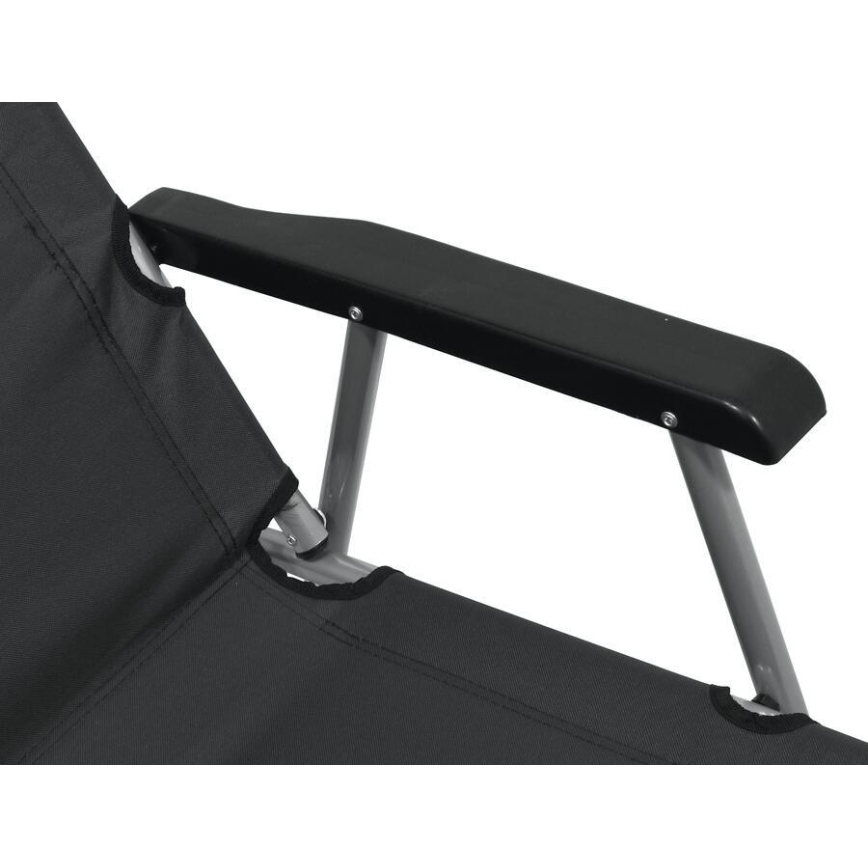 Grå foldbar campingstol