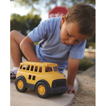 Green Toys - Skolebus gul/sort