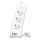 Grenkontakt med afbryder LINEA PRO 3x230V + 3xUSB-A + 1xUSB-C SCHUKO 3 m hvid