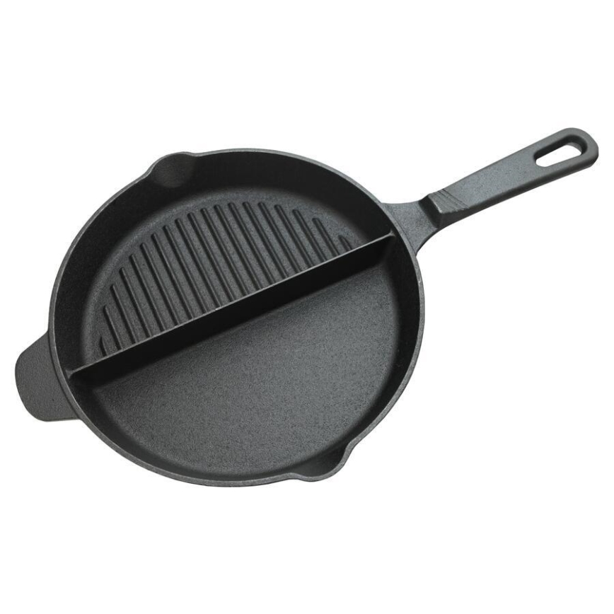 Grillpande med two compartments 25 cm