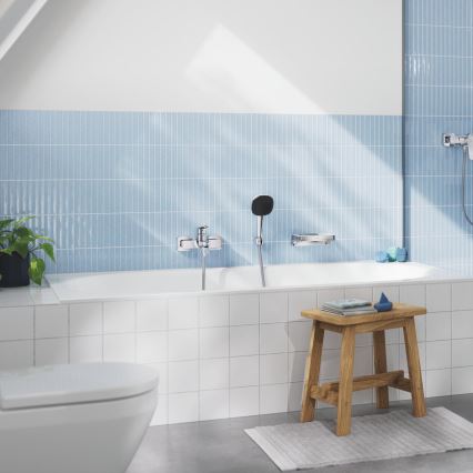 GROHE 1018720000 - DICE badekarbatteri i poleret krom
