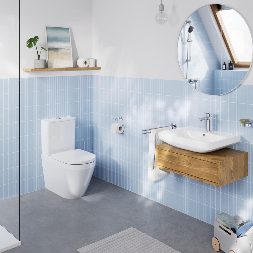 GROHE 102513SH00 - WC-sæt EURO CERAMIC 67,3 x 37,6 x 79,2 cm keramik/hvid