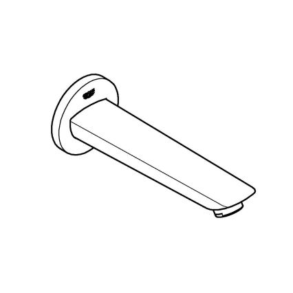 GROHE 13255001 - Badekarsbundventil BAUCOSMOPOLITAN 171 mm poleret krom