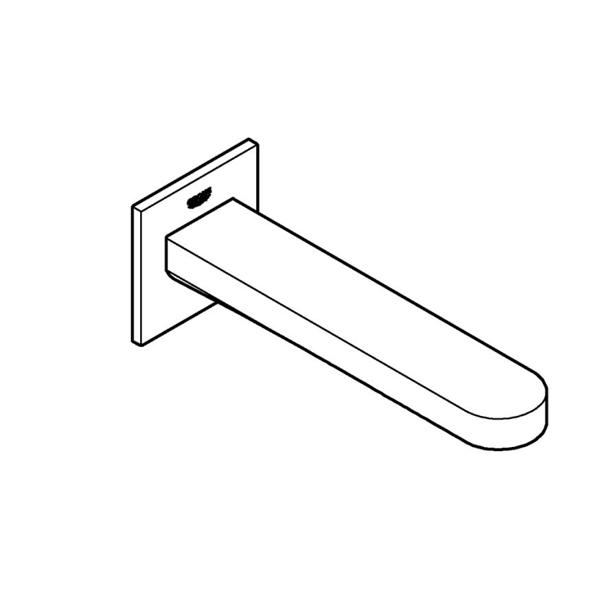 GROHE 13404003 - Badekarafløb PLUS 168 mm poleret krom