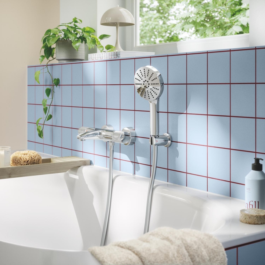GROHE 1348650000 - Brusesæt VITALIO JOY+ 120 mm blank krom
