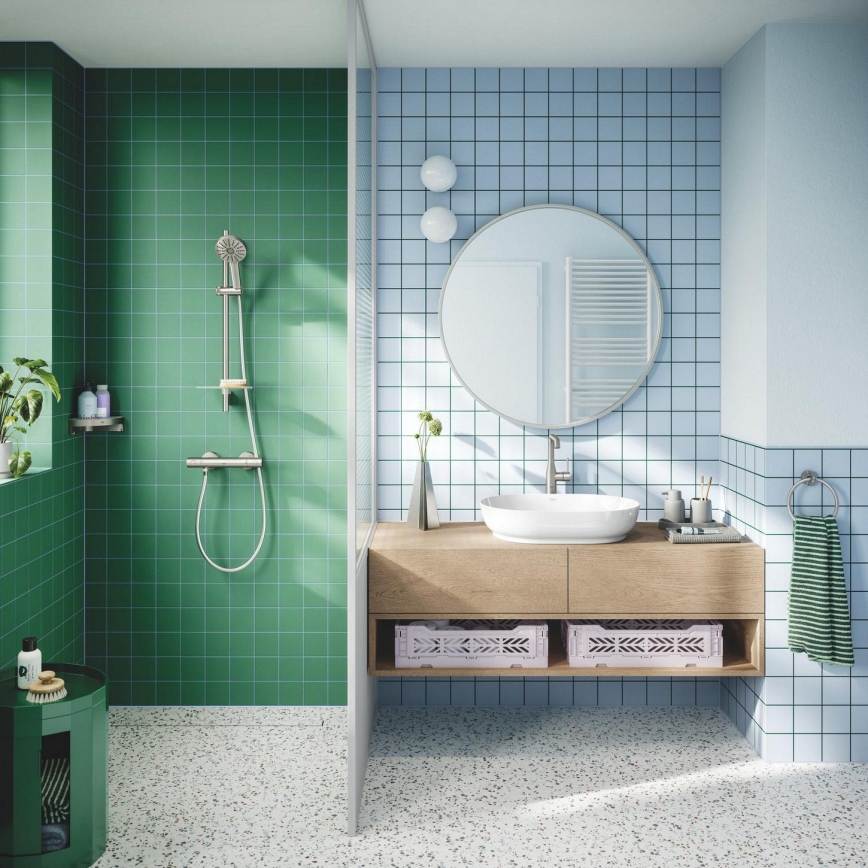 GROHE 134866DC00 - Brusesæt VITALIO JOY+ 120 mm, mat krom