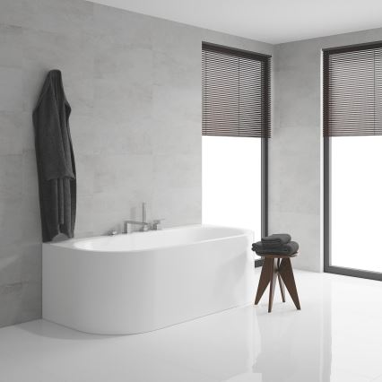 GROHE 19897001 - 4-huls badekarsarmatur EUROCUBE, poleret krom