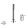 GROHE 19965001 - LINEARE 3-huls kararmatur til badekar, blank krom