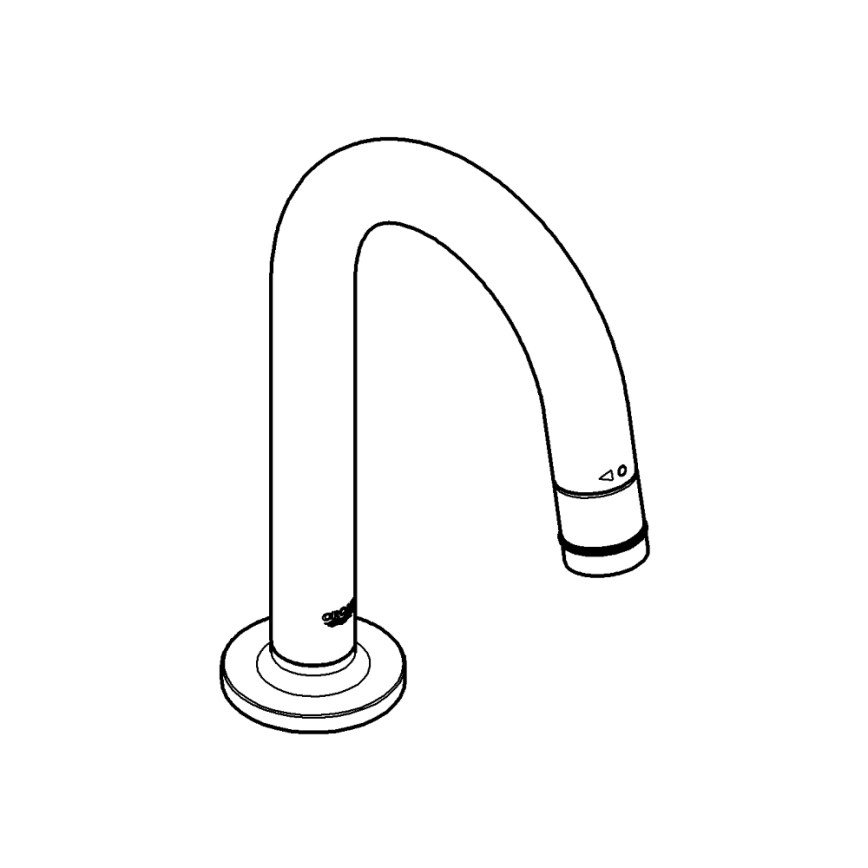 GROHE 20201000 - Stående ventil UNIVERSAL 113 mm, poleret krom