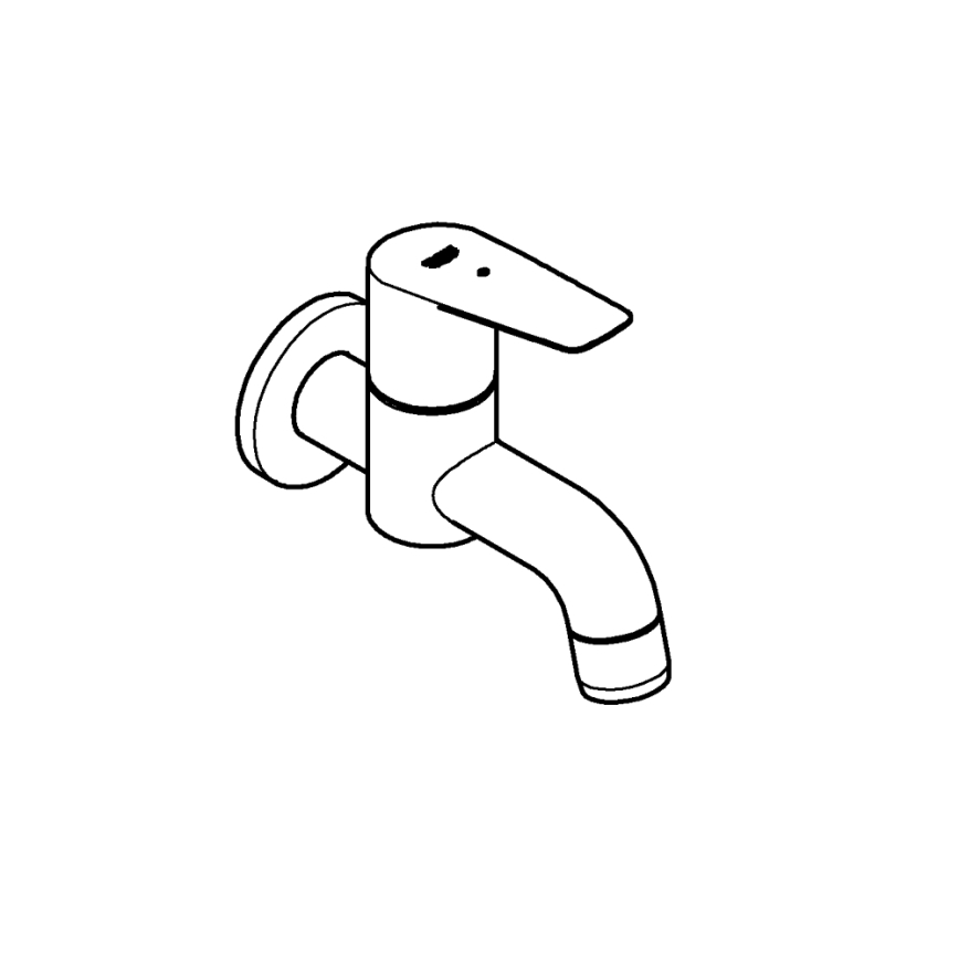 GROHE 20238001 - Afløbsventil DN 15 i poleret krom