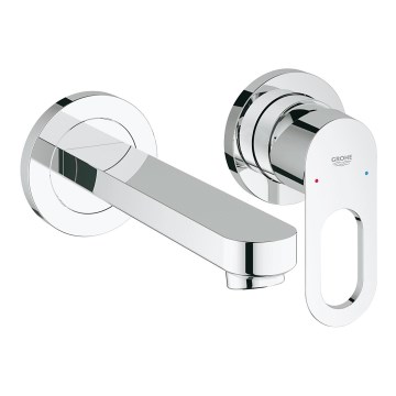 GROHE 20289000 - BAULOOP 110 mm 2-huls håndvaskarmatur i blank krom
