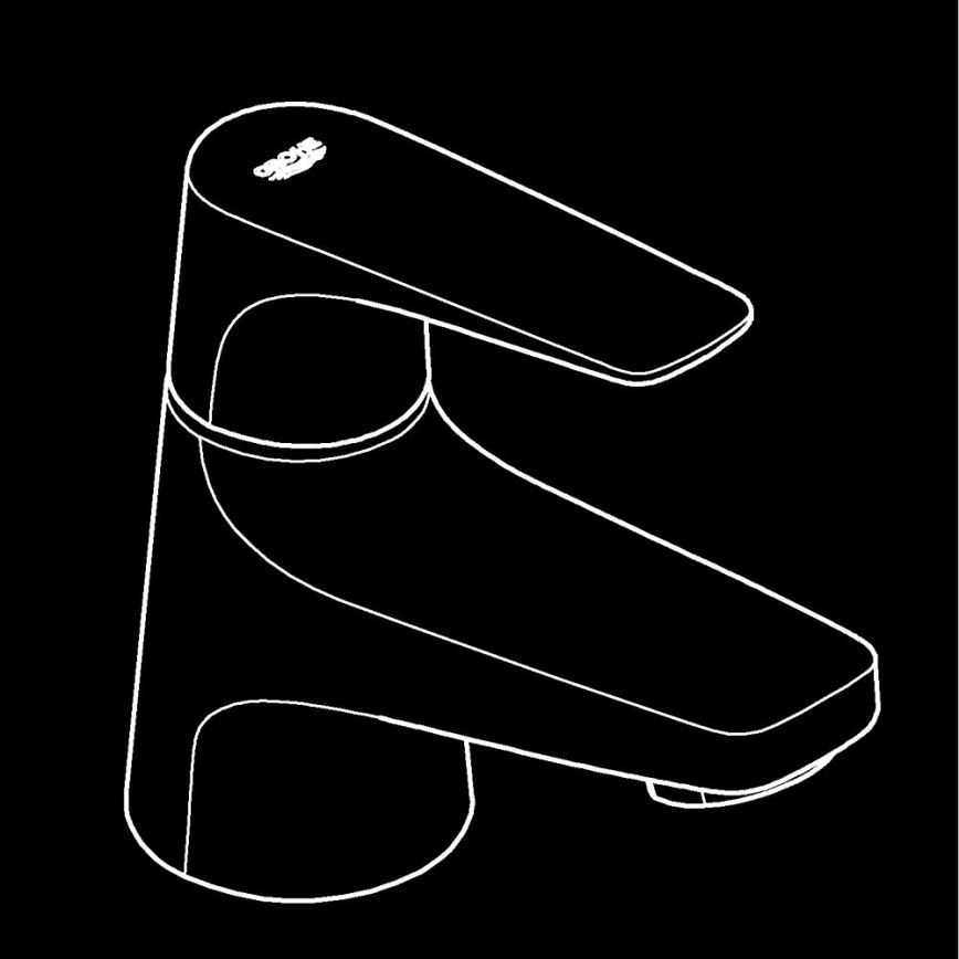 GROHE 20577000 - Bordmonteret ventil START FLOW DN 15, blankforkromet