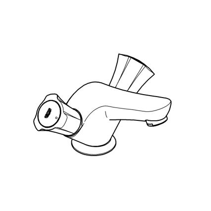 GROHE 21390001 - Håndvaskarmatur COSTA L DN 15 blank krom