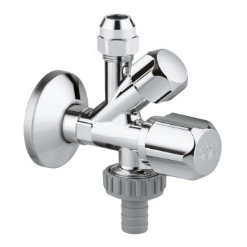 GROHE 22035000 - Kombinationsvinkelventil UNIVERSAL DN 15, poleret krom