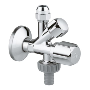 GROHE 22036000 - Kombi-vinkelventil ORIGINAL WAS® DN 15, poleret krom