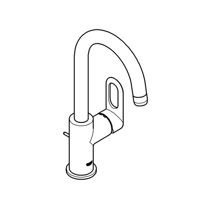 GROHE 23091000 - Håndvaskarmatur BAULOOP 310 mm poleret krom