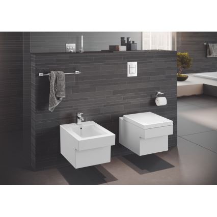 GROHE 23138000 - Bidetarmatur EUROCUBE forkromet