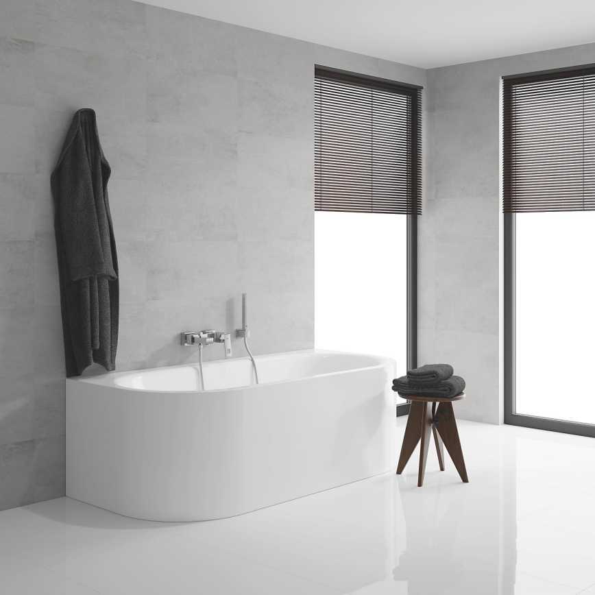 GROHE 23141000 - Badekarbatteri EUROCUBE DN 15, poleret krom