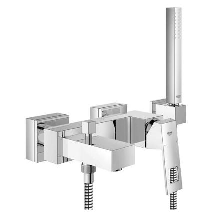 GROHE 23141000 - Badekarsæt med blandingsbatteri EUROCUBE DN 15 blank krom