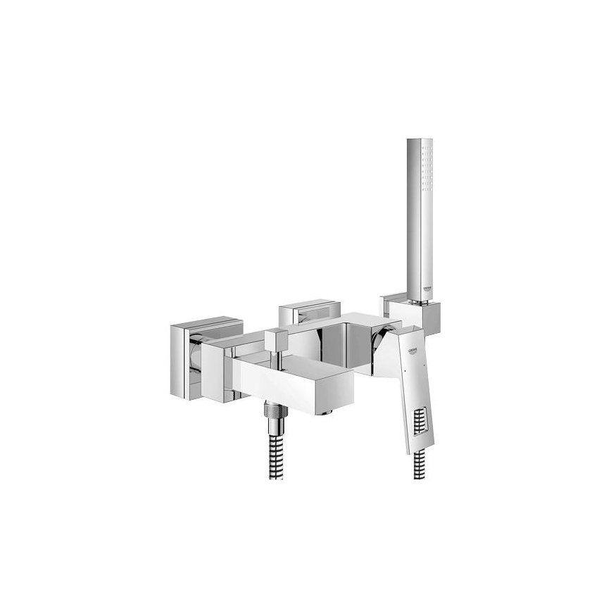 GROHE 23141000 - Badekarsæt med blandingsbatteri EUROCUBE DN 15 blank krom