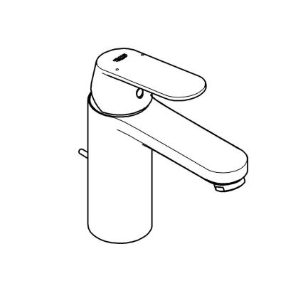 GROHE 23325000 - EUROSMART COSMOPOLITAN håndvaskarmatur, størrelse M, krom