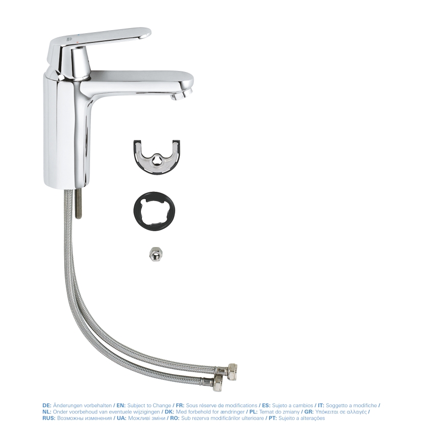 GROHE 23327000 - Håndvaskarmatur EUROSMART COSMOPOLITAN DN 15 str. M, krom