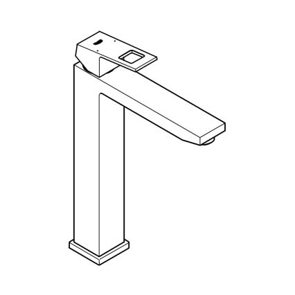 GROHE 23406000 - Håndvaskarmatur EUROCUBE, XL-størrelse, poleret krom