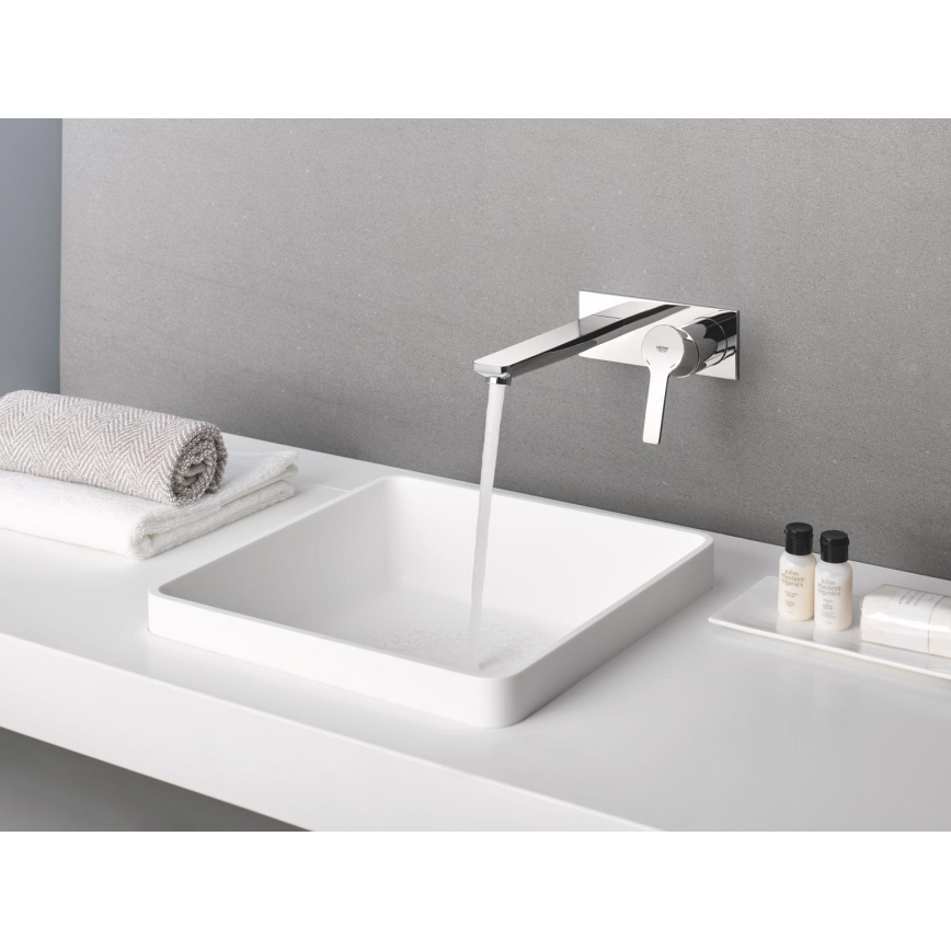 GROHE 23444001 - 2-huls håndvaskarmatur LINEARE 207 mm, blank krom