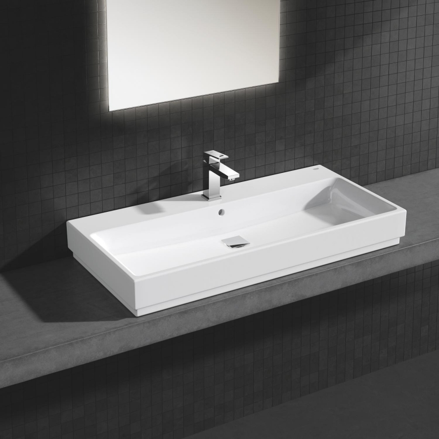 GROHE 23445000 - EUROCUBE håndvaskarmatur, størrelse M, blank krom