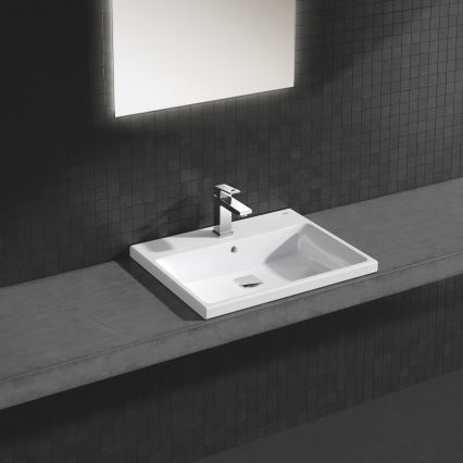 GROHE 23445000 - EUROCUBE håndvaskarmatur, størrelse M, blank krom