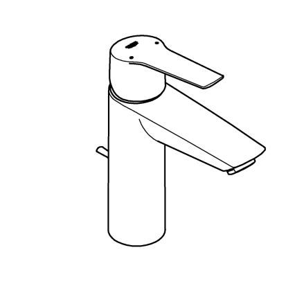 GROHE 234552432 - START håndvaskarmatur 192 mm sort