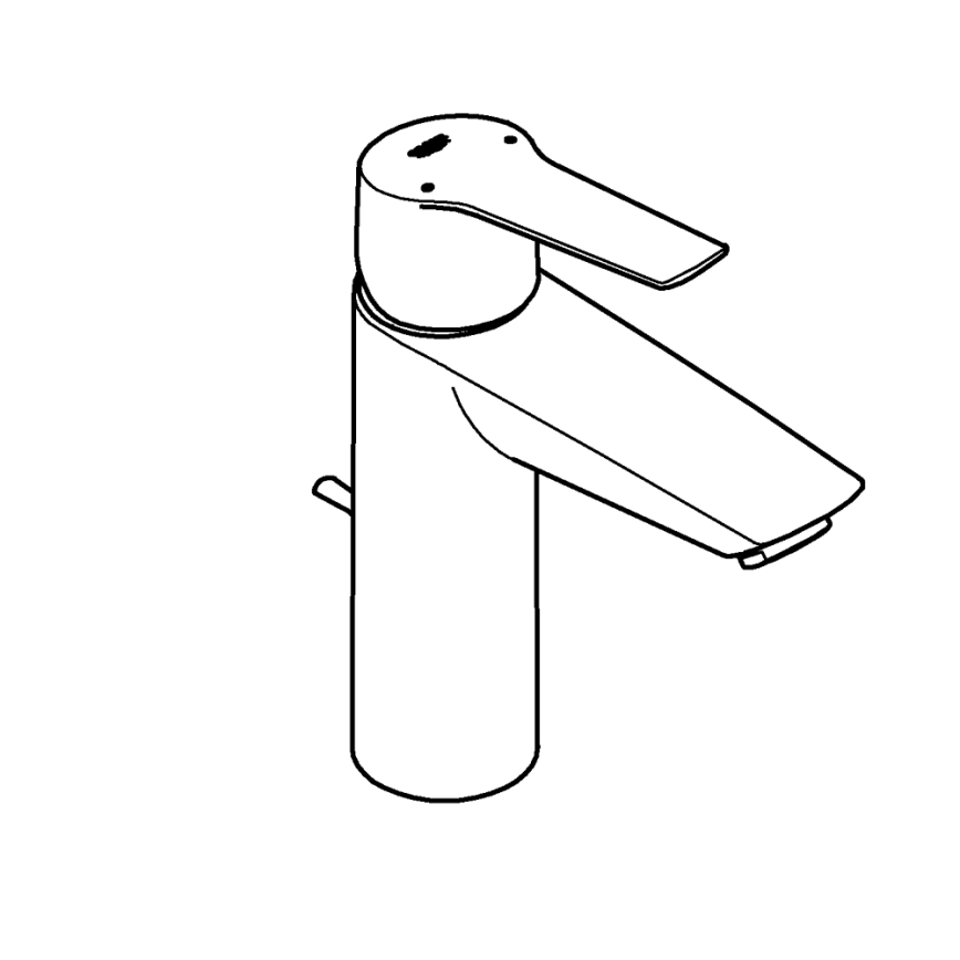 GROHE 234552432 - START håndvaskarmatur 192 mm sort