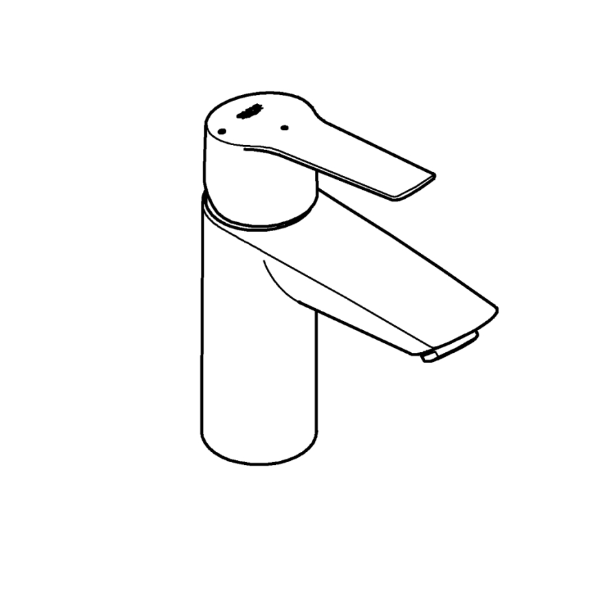 GROHE 235512432 - Håndvaskarmatur START, størrelse S, sort