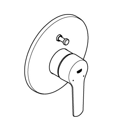 GROHE 23558002 - START badekarbatteri, poleret krom